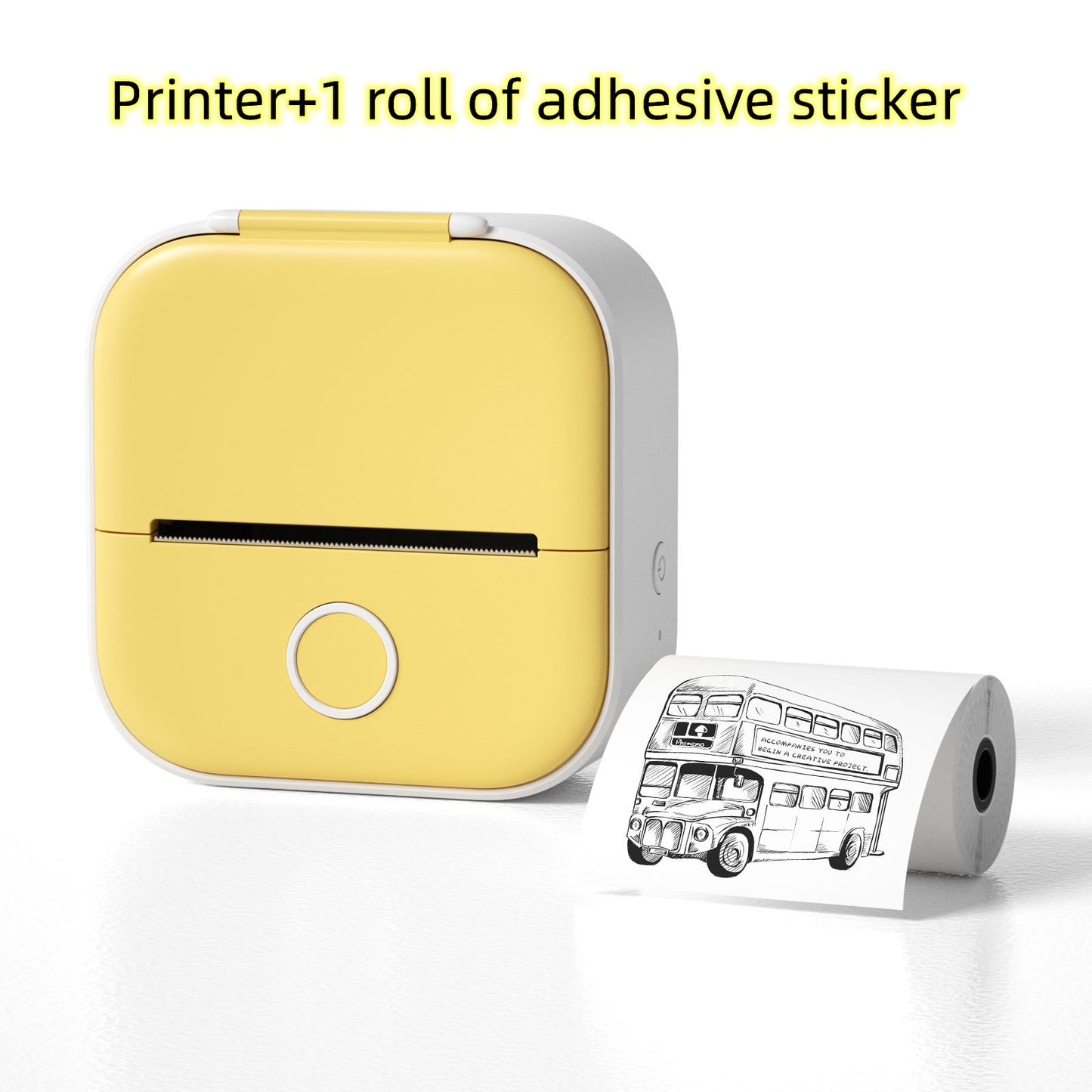 Portable Mini Thermal Printer | Inkless Bluetooth Pocket Printer for Notes & Labels