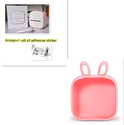 Portable Mini Thermal Printer | Inkless Bluetooth Pocket Printer for Notes & Labels