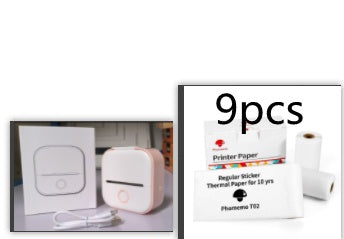 Portable Mini Thermal Printer | Inkless Bluetooth Pocket Printer for Notes & Labels