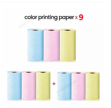 Portable Mini Thermal Printer | Inkless Bluetooth Pocket Printer for Notes & Labels
