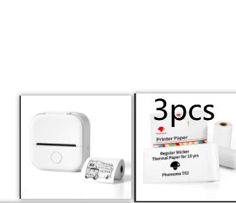Portable Mini Thermal Printer | Inkless Bluetooth Pocket Printer for Notes & Labels