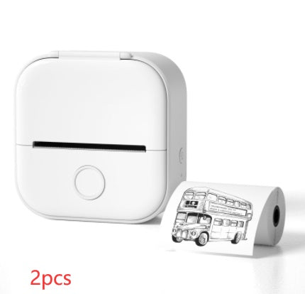 Portable Mini Thermal Printer | Inkless Bluetooth Pocket Printer for Notes & Labels