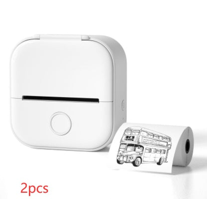Portable Mini Thermal Printer | Inkless Bluetooth Pocket Printer for Notes & Labels