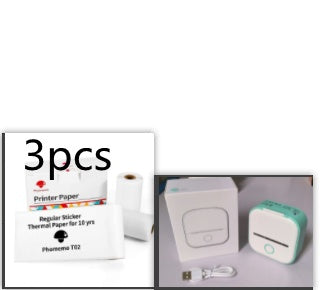 Portable Mini Thermal Printer | Inkless Bluetooth Pocket Printer for Notes & Labels