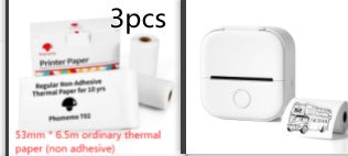 Portable Mini Thermal Printer | Inkless Bluetooth Pocket Printer for Notes & Labels