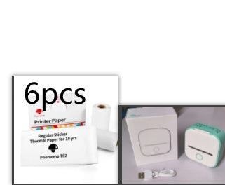 Portable Mini Thermal Printer | Inkless Bluetooth Pocket Printer for Notes & Labels