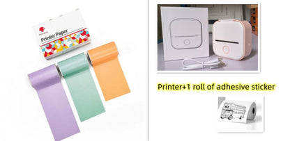 Portable Mini Thermal Printer | Inkless Bluetooth Pocket Printer for Notes & Labels