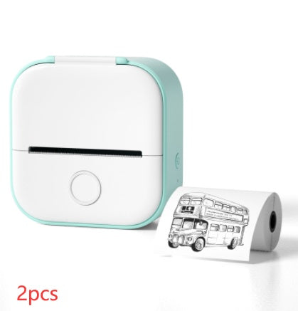 Portable Mini Thermal Printer | Inkless Bluetooth Pocket Printer for Notes & Labels