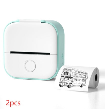 Portable Mini Thermal Printer | Inkless Bluetooth Pocket Printer for Notes & Labels