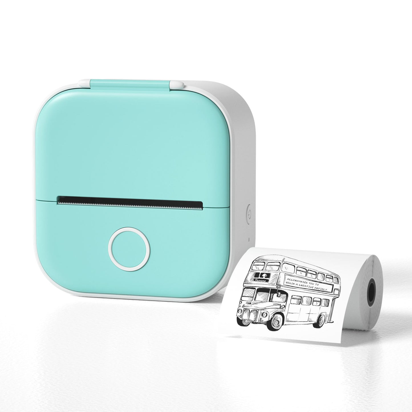 Portable Mini Thermal Printer | Inkless Bluetooth Pocket Printer for Notes & Labels