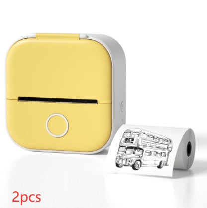 Portable Mini Thermal Printer | Inkless Bluetooth Pocket Printer for Notes & Labels