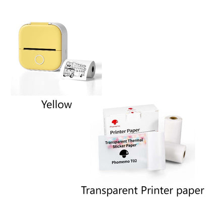 Portable Mini Thermal Printer | Inkless Bluetooth Pocket Printer for Notes & Labels