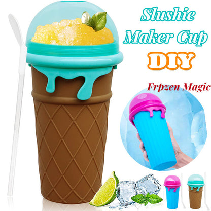 Magic Slushy Maker Cup 500ml – Instant Frozen Drink Squeeze Bottle