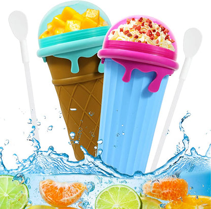 Magic Slushy Maker Cup 500ml – Instant Frozen Drink Squeeze Bottle