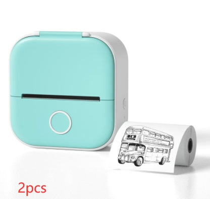 Portable Mini Thermal Printer | Inkless Bluetooth Pocket Printer for Notes & Labels