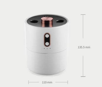Volcanic Flame Aroma Diffuser USB Portable Jellyfish Humidifier with LED Night Light & Essential Oil Fragrance