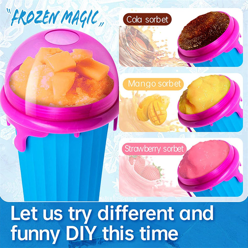 Magic Slushy Maker Cup 500ml – Instant Frozen Drink Squeeze Bottle