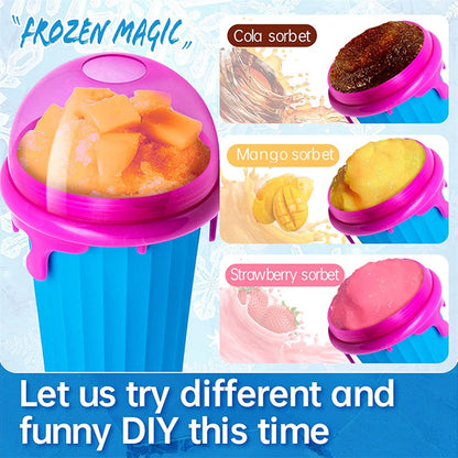 Magic Slushy Maker Cup 500ml – Instant Frozen Drink Squeeze Bottle