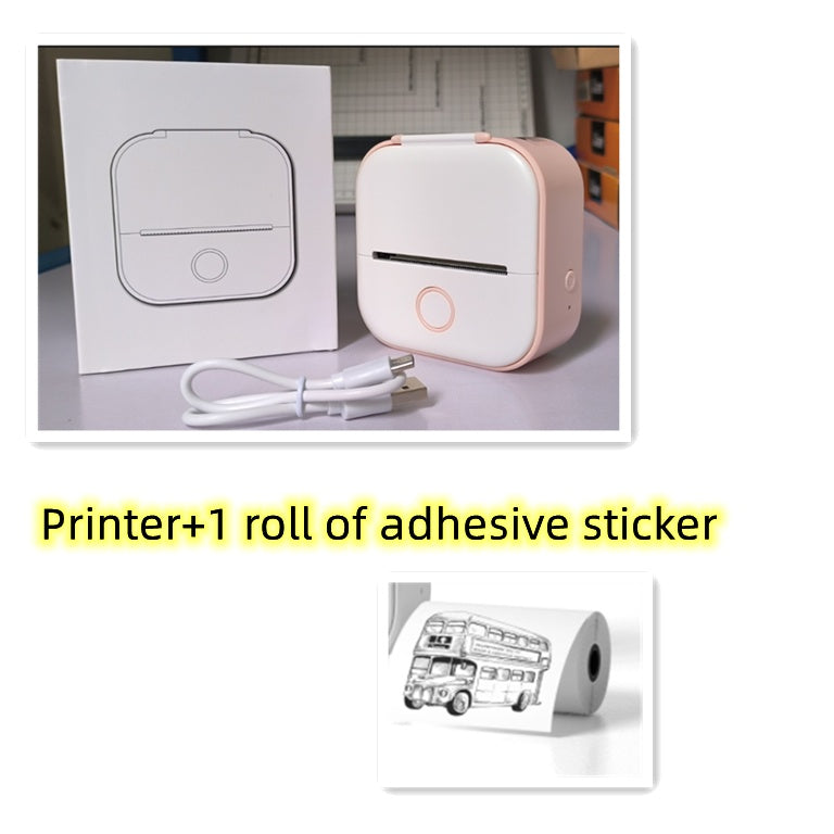 Portable Mini Thermal Printer | Inkless Bluetooth Pocket Printer for Notes & Labels
