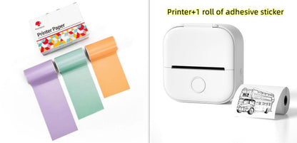 Portable Mini Thermal Printer | Inkless Bluetooth Pocket Printer for Notes & Labels