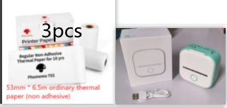 Portable Mini Thermal Printer | Inkless Bluetooth Pocket Printer for Notes & Labels