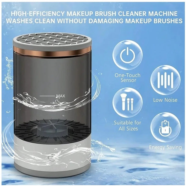 Automatic Makeup Brush Cleaner – Fast Electric Cleaning System