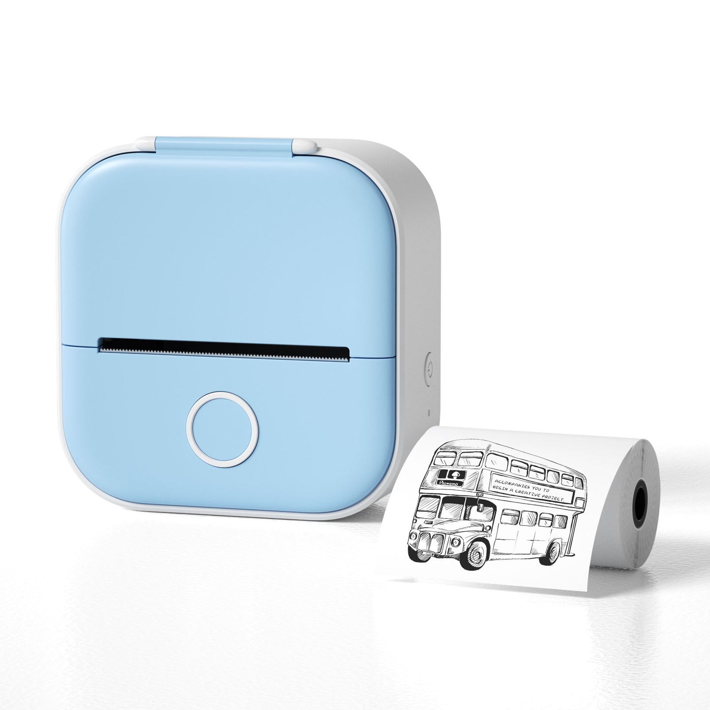 Portable Mini Thermal Printer | Inkless Bluetooth Pocket Printer for Notes & Labels