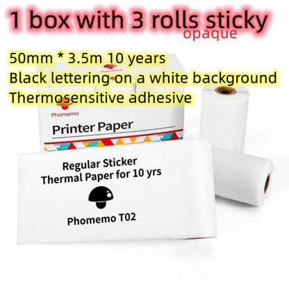 Portable Mini Thermal Printer | Inkless Bluetooth Pocket Printer for Notes & Labels