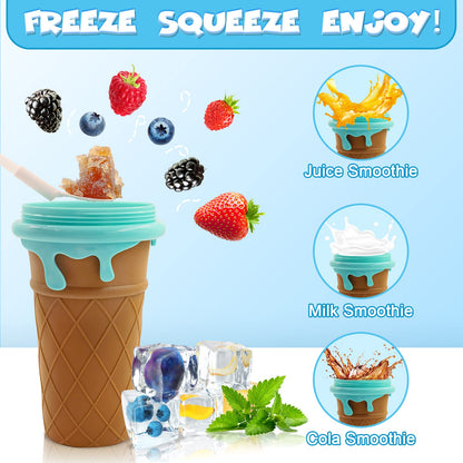 Magic Slushy Maker Cup 500ml – Instant Frozen Drink Squeeze Bottle