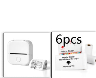 Portable Mini Thermal Printer | Inkless Bluetooth Pocket Printer for Notes & Labels