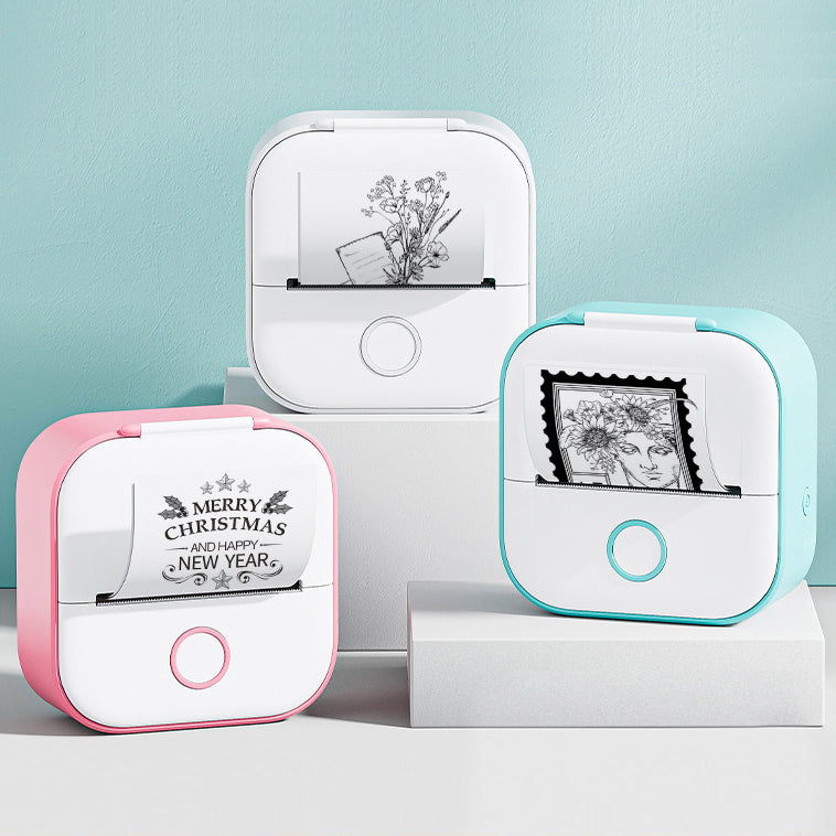Portable Mini Thermal Printer | Inkless Bluetooth Pocket Printer for Notes & Labels