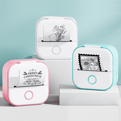 Portable Mini Thermal Printer | Inkless Bluetooth Pocket Printer for Notes & Labels