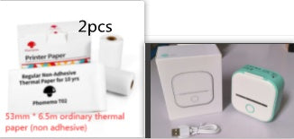 Portable Mini Thermal Printer | Inkless Bluetooth Pocket Printer for Notes & Labels