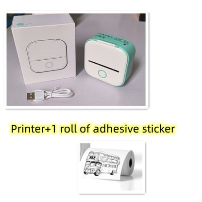 Portable Mini Thermal Printer | Inkless Bluetooth Pocket Printer for Notes & Labels