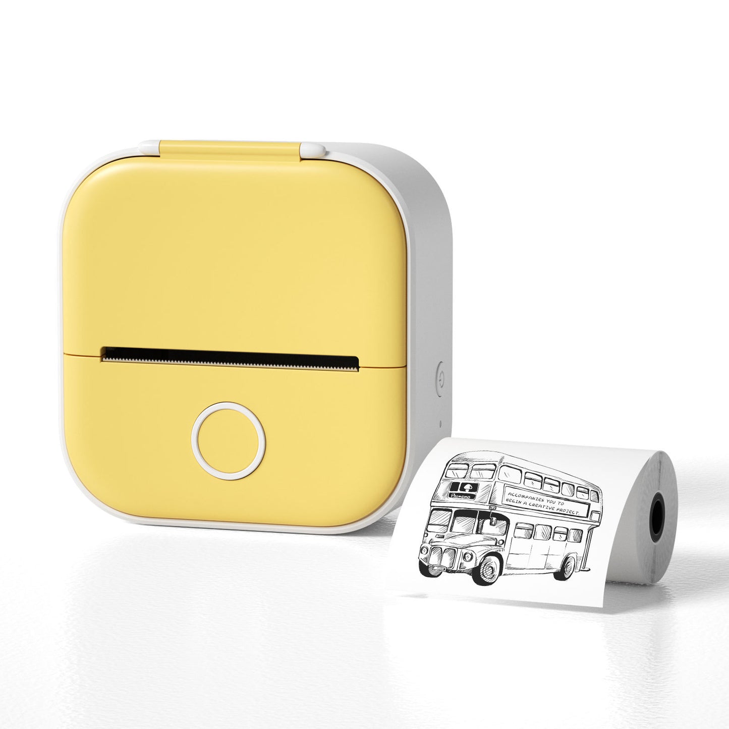 Portable Mini Thermal Printer | Inkless Bluetooth Pocket Printer for Notes & Labels