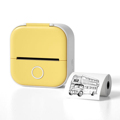 Portable Mini Thermal Printer | Inkless Bluetooth Pocket Printer for Notes & Labels