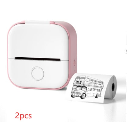 Portable Mini Thermal Printer | Inkless Bluetooth Pocket Printer for Notes & Labels