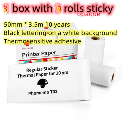 Portable Mini Thermal Printer | Inkless Bluetooth Pocket Printer for Notes & Labels
